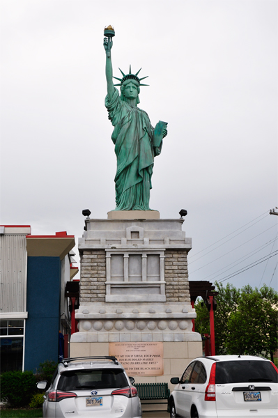 Statue of Liberty replica - 45-feet tall